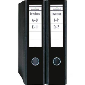 Produktbild für Rückenschilder Durable Ordofix 809001, schwarz