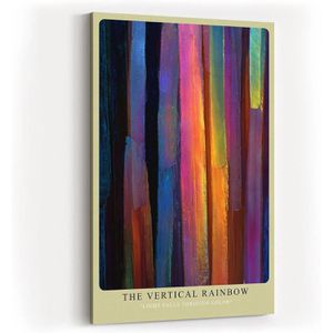 Wandbild Sinus-Art The Vertical Rainbow. 80 x 120 cm