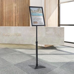 Produktbild für Infoständer Böttcher-AG aus Aluminium, schwarz, A3