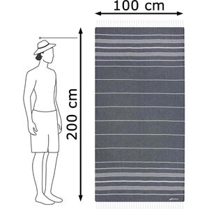 Produktbild für Strandtuch Fit-Flip Hamamtuch, 100 x 200 cm