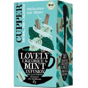 Tee Cupper Lovely Liquorice & Mint, Kräutertee BIO