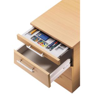 Produktbild für Rollcontainer Hammerbacher H-Serie, aus Holz, weiß