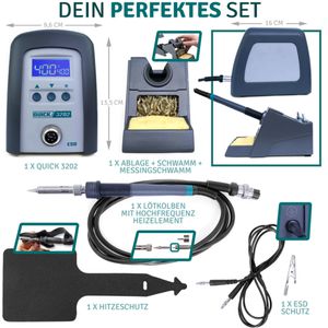Produktbild für Lötstation QUICK QU3202, Set
