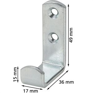 Produktbild für Wandhaken Vormann 000280001Z, Metall