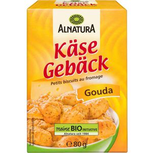 Alnatura Cracker Käsegebäck Gouda, BIO, 80g