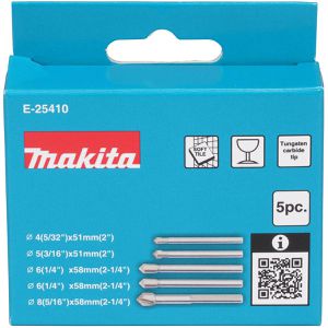 Produktbild für Bohrer Makita Glas-/Fliesenbohrer-Set, E-25410