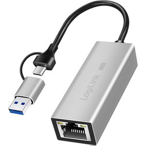 USB-Adapter LogiLink UA0422, silber