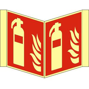 Produktbild für Hinweisschild Abtec ISO 7010 F001 Kunststoff, Nasenschild