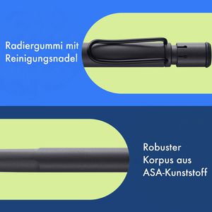 Produktbild für Druckbleistift Lamy safari 117 umbra, schwarz, Kunststoff