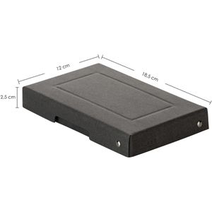 Produktbild für Aufbewahrungsbox Falken Pure Box Black, 0,5 Liter