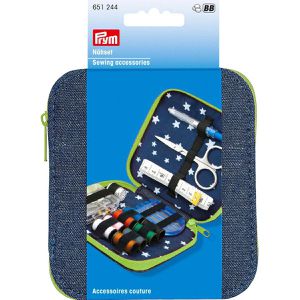 Produktbild für Nähset Prym 651243 Jeans, grün, für Anfänger und Reise