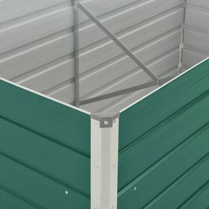 Produktbild für Hochbeet vidaXL 47010, aus verzinktem Stahl