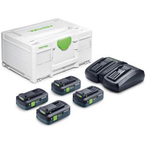 Werkzeugakku Festool Energie-Set SYS 18V 4xTBX4/TCL6DUO