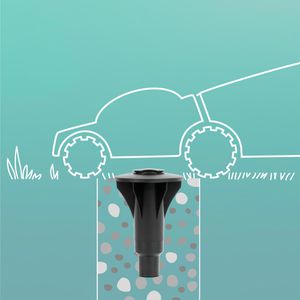 Produktbild für Wäschespinne Brabantia Topspinner, 310843, silber