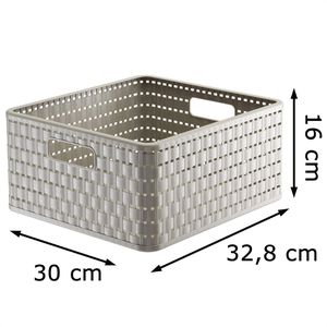 Produktbild für Aufbewahrungskorb Rotho Country, 14L