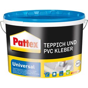 Pattex Montagekleber Teppich und PVC, PTK15, 15kg, Teppichkleber, schnellhaftend, weiß
