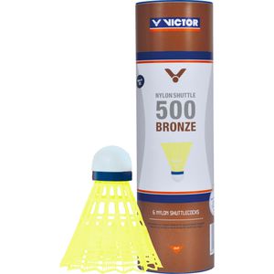 Produktbild für Badminton-Bälle VICTOR Nylon Shuttle 500 Bronze