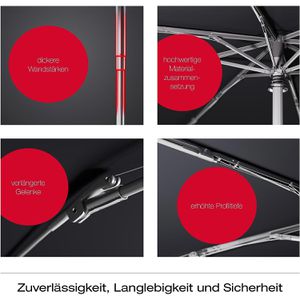 Produktbild für Regenschirm Knirps T.200 M Duomatic, dot art black, sturmfest