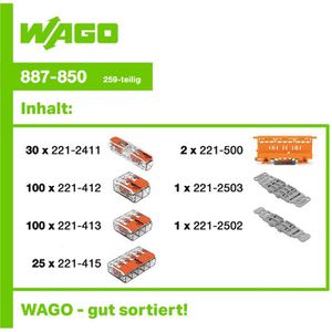 Produktbild für Verbindungsklemme Wago 887-850, L-Boxx Mini, Set