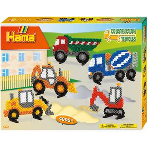 Bügelperlen Hama-Perlen 3143 Baufahrzeuge