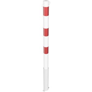Produktbild für Absperrpfosten Schake 460HB/2, 2 Ösen, rot/weiß, aus Metall