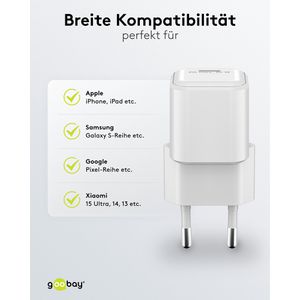 Produktbild für USB-Ladegerät Goobay Nano 79151, 20 Watt