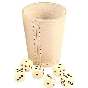 Produktbild für Würfelbecher Natural-Games 61907122, Echt Leder