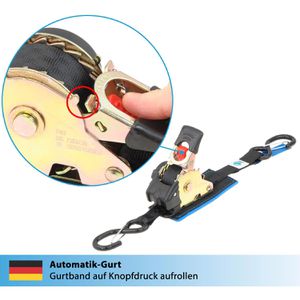 Produktbild für Spanngurt valonic SG-020-230 mit S-Haken &amp; Ratsche