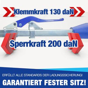 Produktbild für Rundsperrbalken NTG LS8584, Klemmbalken, Aluminium