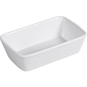 Auflaufform Küchenprofi Burgund, weiß, aus Porzellan