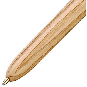Produktbild für Vierfarbkugelschreiber Bic 4 Colours Wood Style