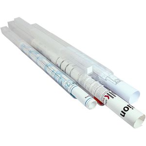 Produktbild für Versandhülse Eichner transparent, Länge 600-1450mm