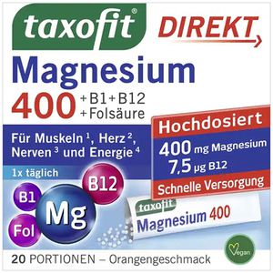 Produktbild für Magnesium taxofit direkt, Granulat, 20 Portionen