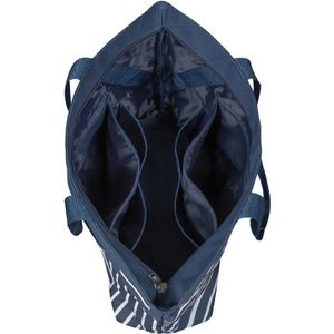 Produktbild für Einkaufstasche anndora TW-8205-232 AHOI, blau / weiß