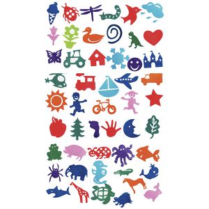 Produktbild für Motivstempel Betzold Riesenstempel-Set 774051, aus Kunststoff