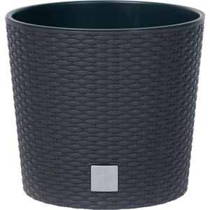 Übertopf Prosperplast Rato Round, anthrazit, Ø 30 x 27 cm
