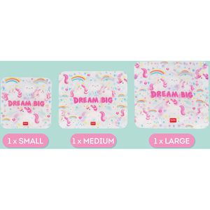 Produktbild für Druckverschlussbeutel Legami ZB0001, Unicorn