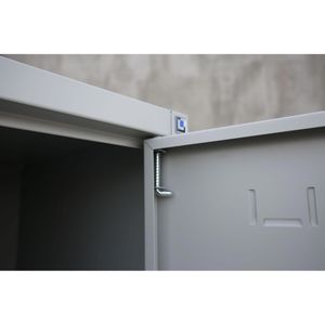 Produktbild für Spind Lüllmann 520240, lichtgrau