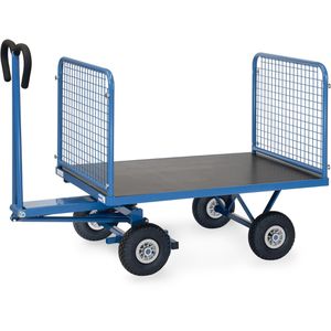 Produktbild für Handwagen Fetra 6433L, mit 4 Gitterwänden