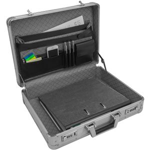 Produktbild für Aktenkoffer anndora DK-201603, silber