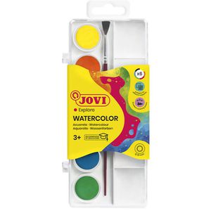 Produktbild für Farbkasten Jovi Wasserfarbkasten 77-800/6