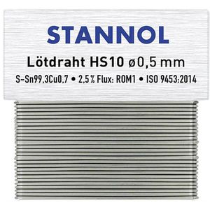 Lötzinn Stannol HS10 ROM1, Flussmittel, bleifrei