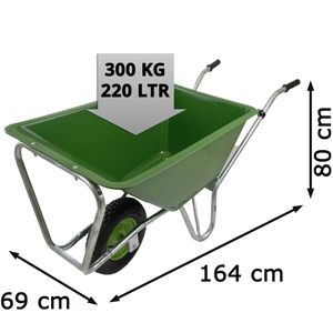 Produktbild für Schubkarre Trutzholm 41637, Tragkraft 300 kg