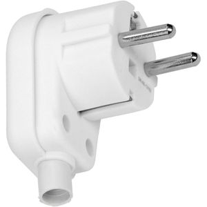 Produktbild für Schutzkontaktstecker Orno AE-13182, 16 A / 230 V, weiß