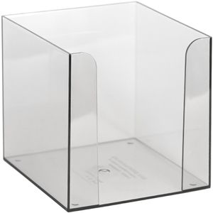Produktbild für Zettelbox Idena 11184, transparent, 9,6 x 9,6 cm