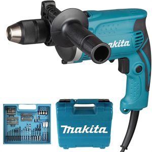 Schlagbohrmaschine Makita HP1631KX3, Netzbetrieb, 710 W