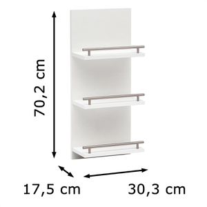 Produktbild für Badregal Schildmeyer Niko 105654, aus Holz, weiß