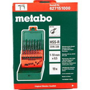 Produktbild für Bohrer Metabo HSS-R-Bohrerkassette, 627151000