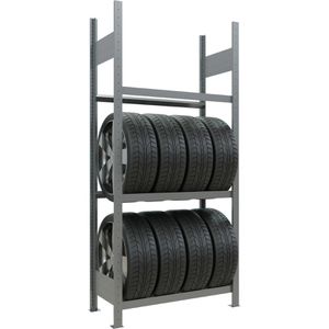 Reifenregal Schulte 13820, silber, für 12 Reifen