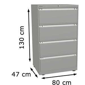 Produktbild für Hängeregisterschrank Bisley Essentials YESF0813